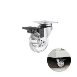 Rodizio Ou Rodinha Para Armarios Ou Moveis Em Geral 50mm Com Trava