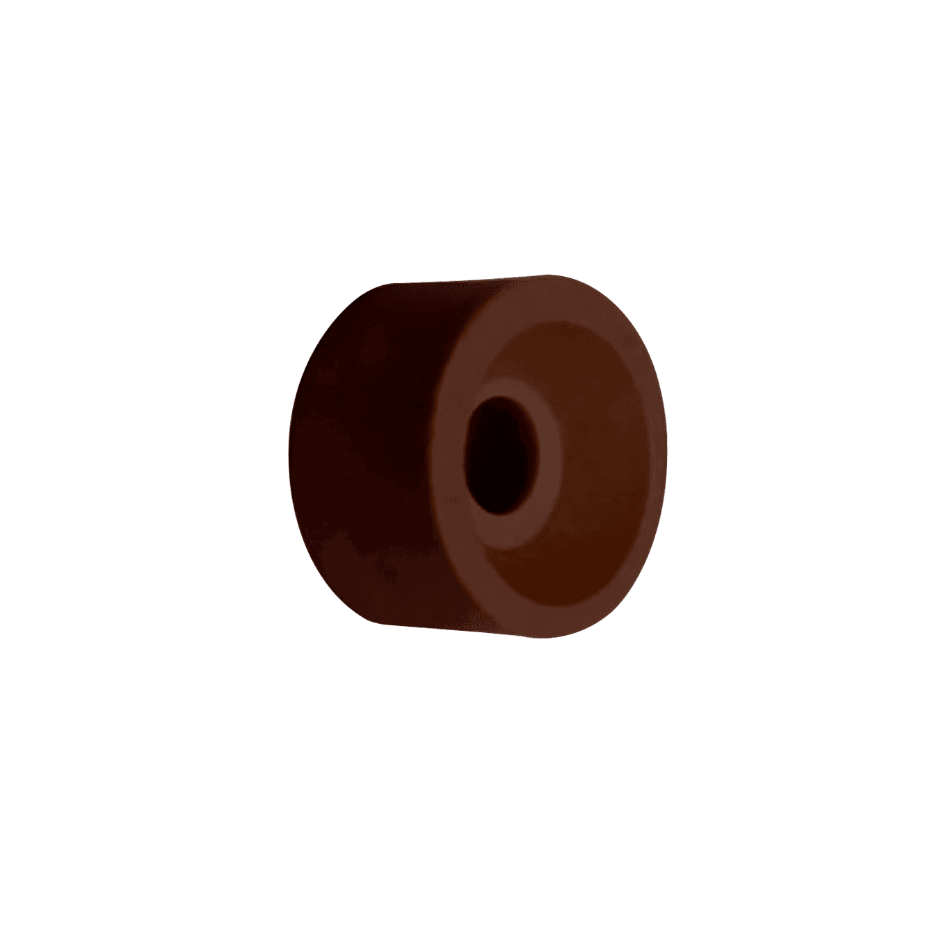 Suporte Redondo Para Prateleiras 8 X 15 Mm Marrom 100 Un - Mark