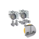 Kit Sistema Para Porta de Correr Ro62 Com Guia 4002 Comum Rometal