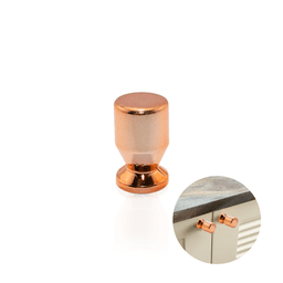 Puxador Ponto Rose 15 X 25 Mm Para Portas Criativa