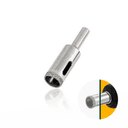 Serra Copo Ou Broca Diamantada de 14 X 67 Mm Com Haste Triangular Para Furar Vidro E Cerâmica Mtx