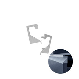 Ponteira Para Puxador Vazado Em Anodizado de 15 Mm Pe336 Rometal