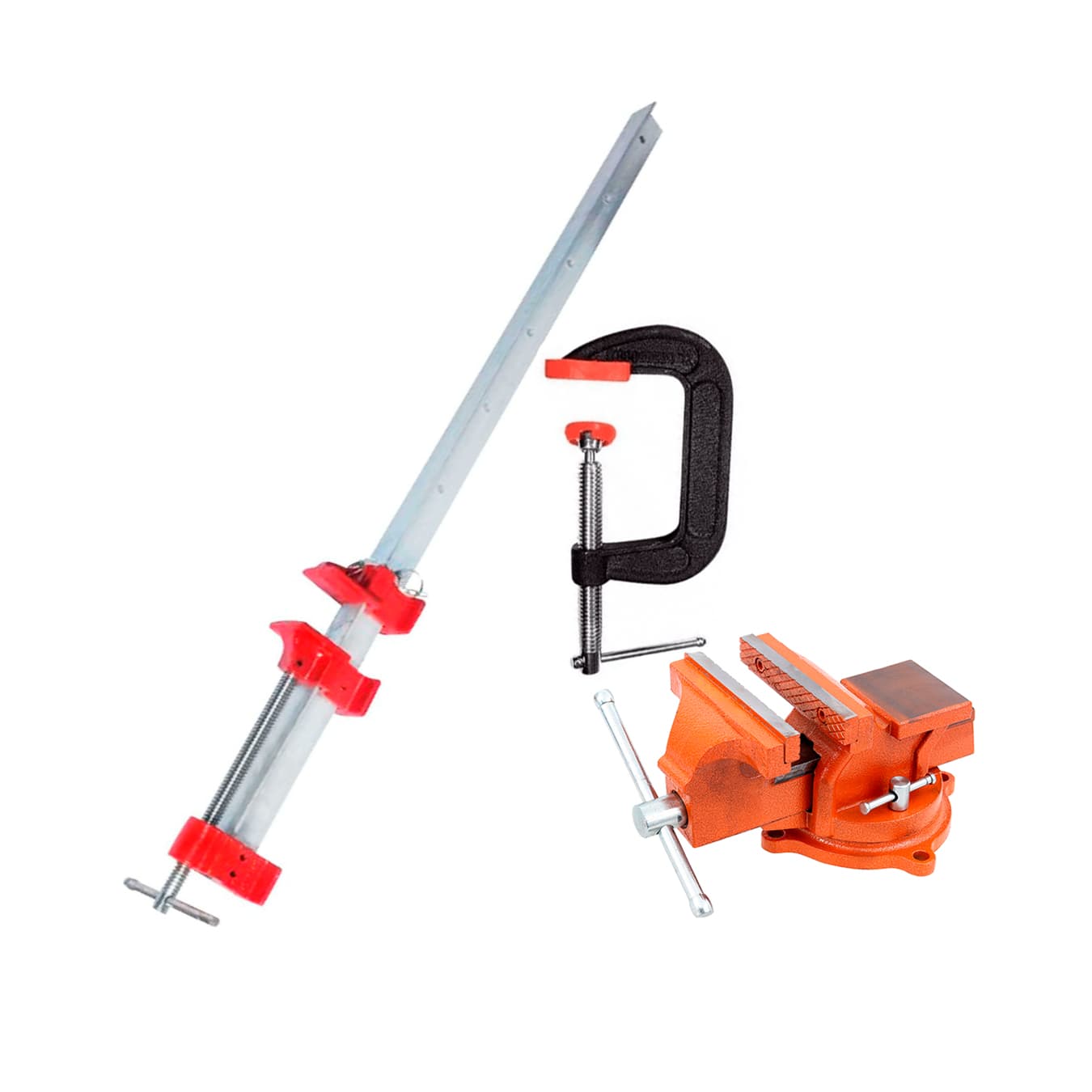 Kit Ferramenta De Aperto Sargento Torno E Grampo