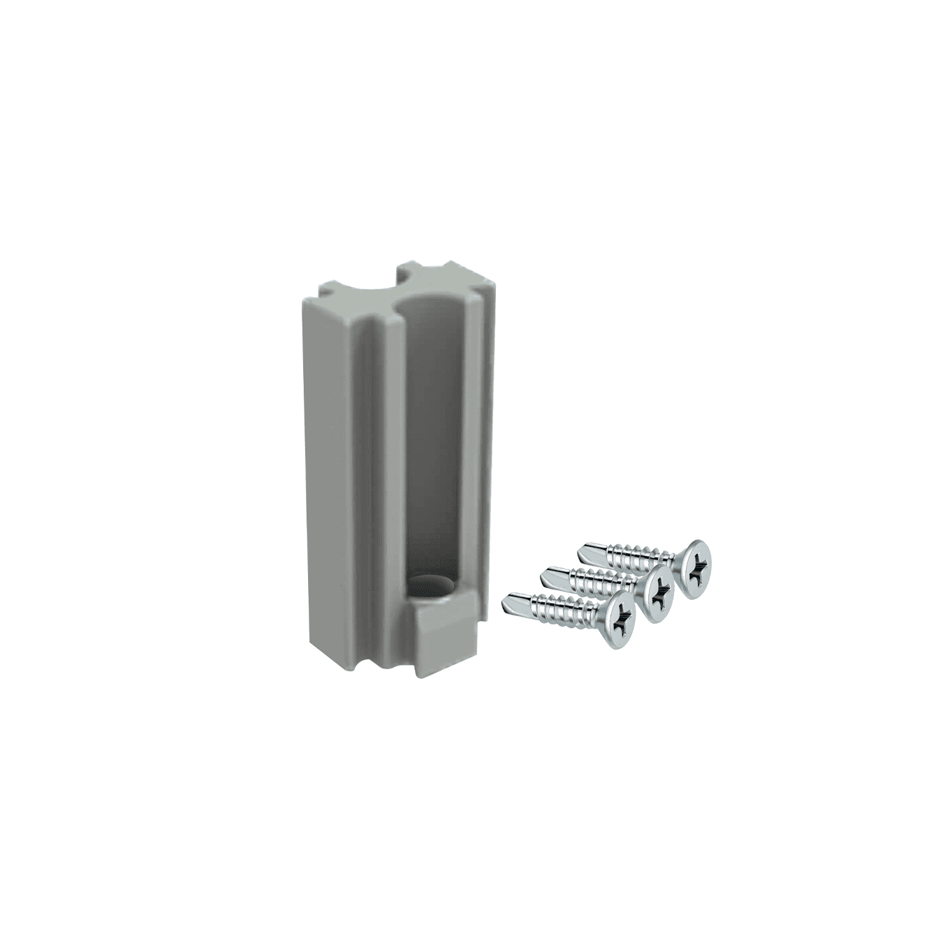 Conector Reto Para O Perfil Link Com Parafuso Zincado Rometal