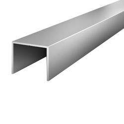 Trilho Superior Individual Anodizado Para Porta de Correr Sp013 Dmt