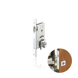 Fechadura Imab 4700 Trinco Rolete Cilindro 70mm Cromado