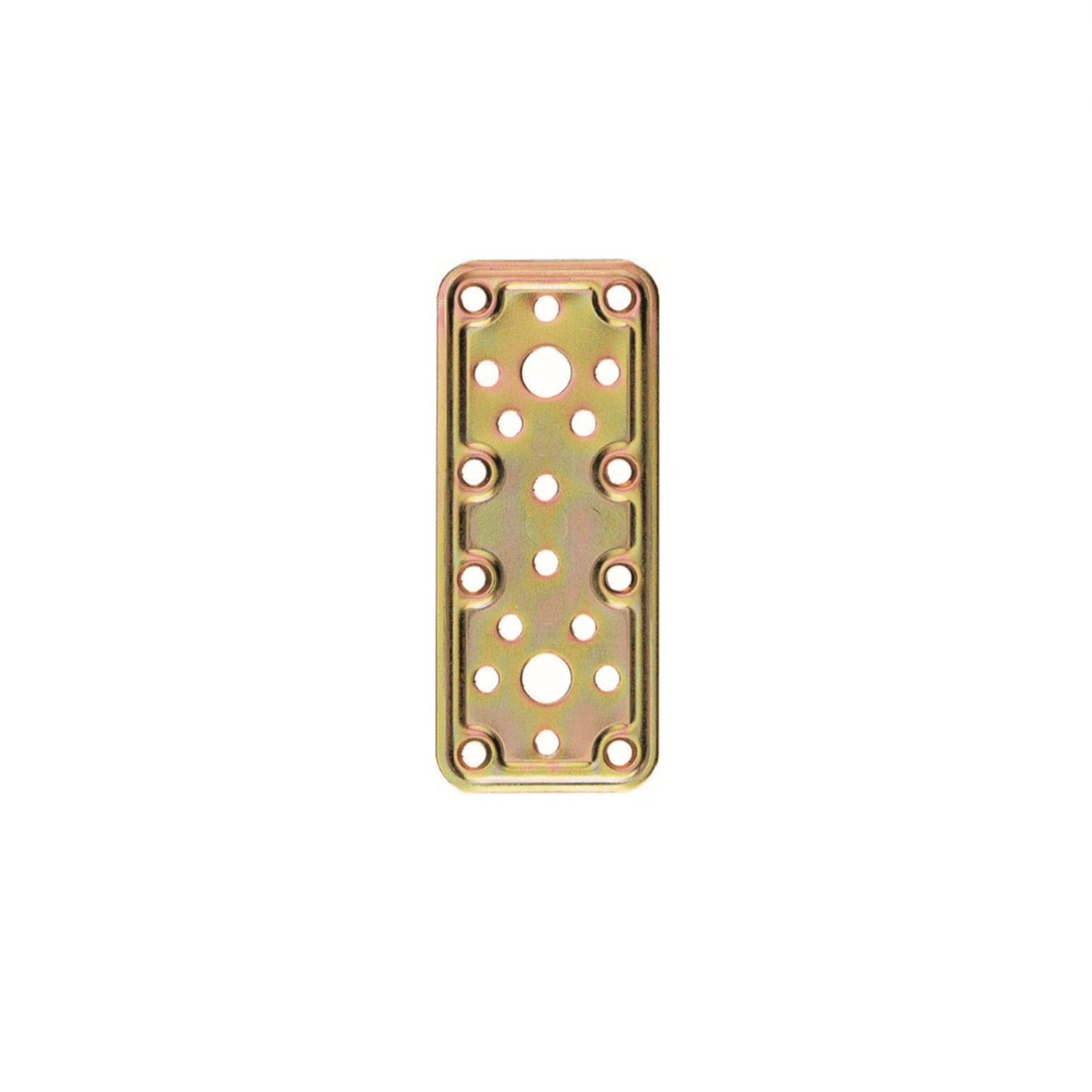 Chapa Reforçada 50 X 120mm Aço Espessura 2,2mm Bicromatizada