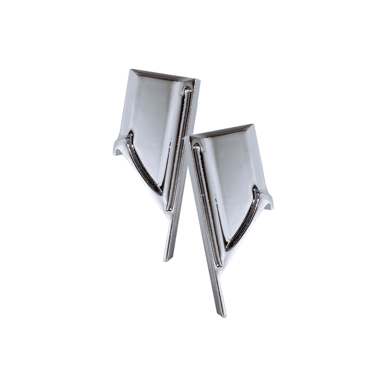 Ponteira Lisa Cromado Para Puxador Cava de 18 Mm Pe214 Rometal