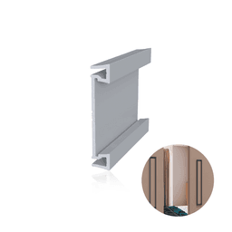 Perfil Puxador Piega Em Anodizado Rm360 Rometal