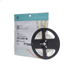 Fita de Led 2835 Sem Silicone 6500k Branco Frio Com 5 Metros 120led/m Ip65 Led Line