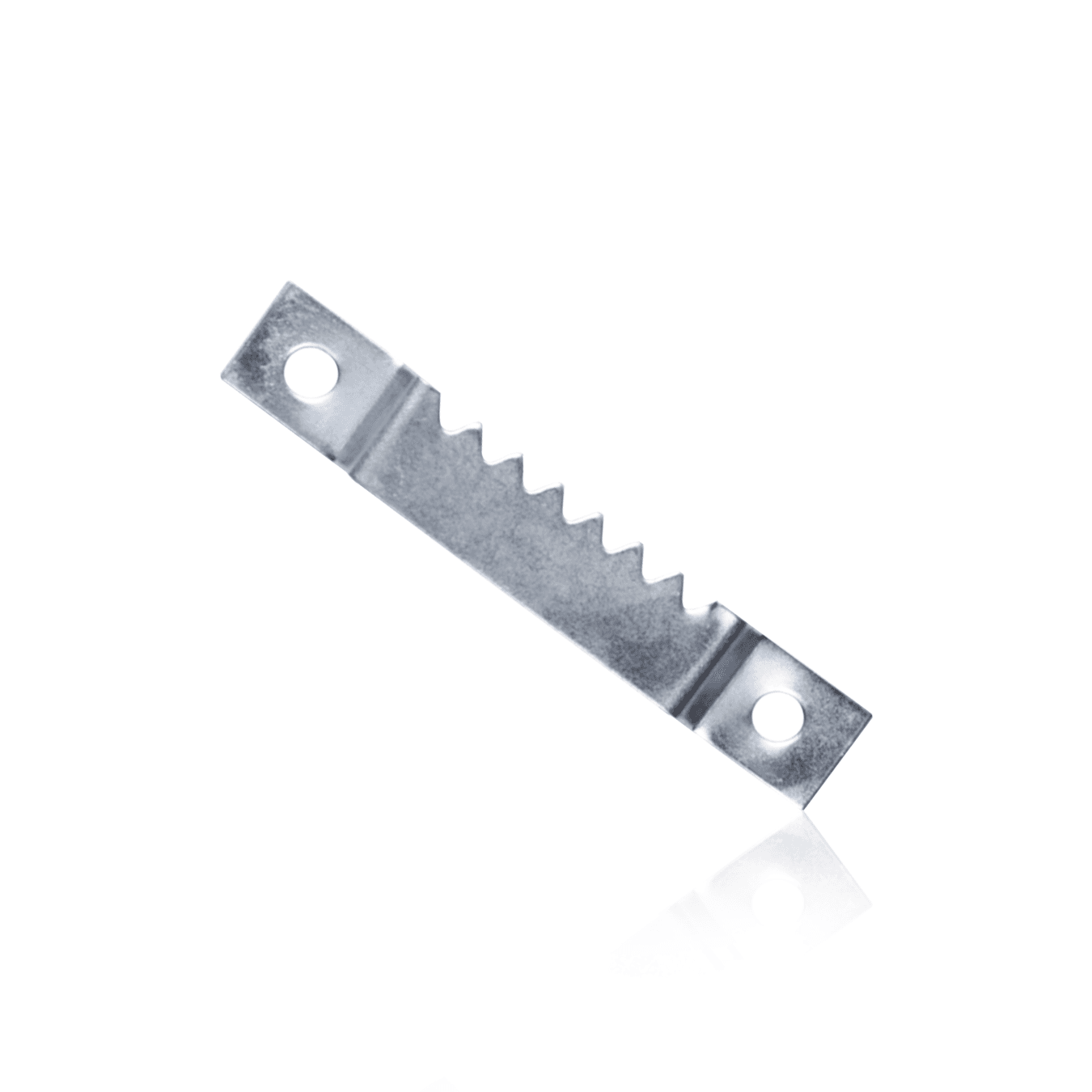 Suporte Para Pendurar Serrilhado Zincado Branco Sp030