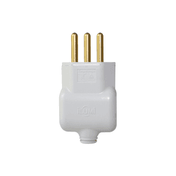 Plugue 2 P + T Macho 20 A 250 V Ilumi