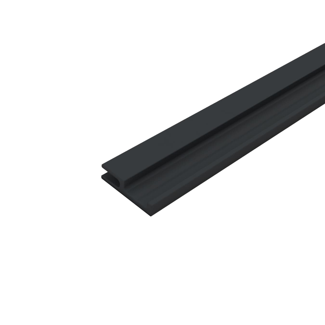 Perfil Trilho Inferior Preto Para O Kit Multi Rometal