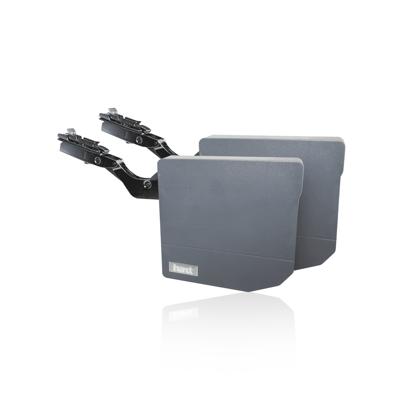 Articulador Delta Cinza Para Porta Basculante F1 Hardt