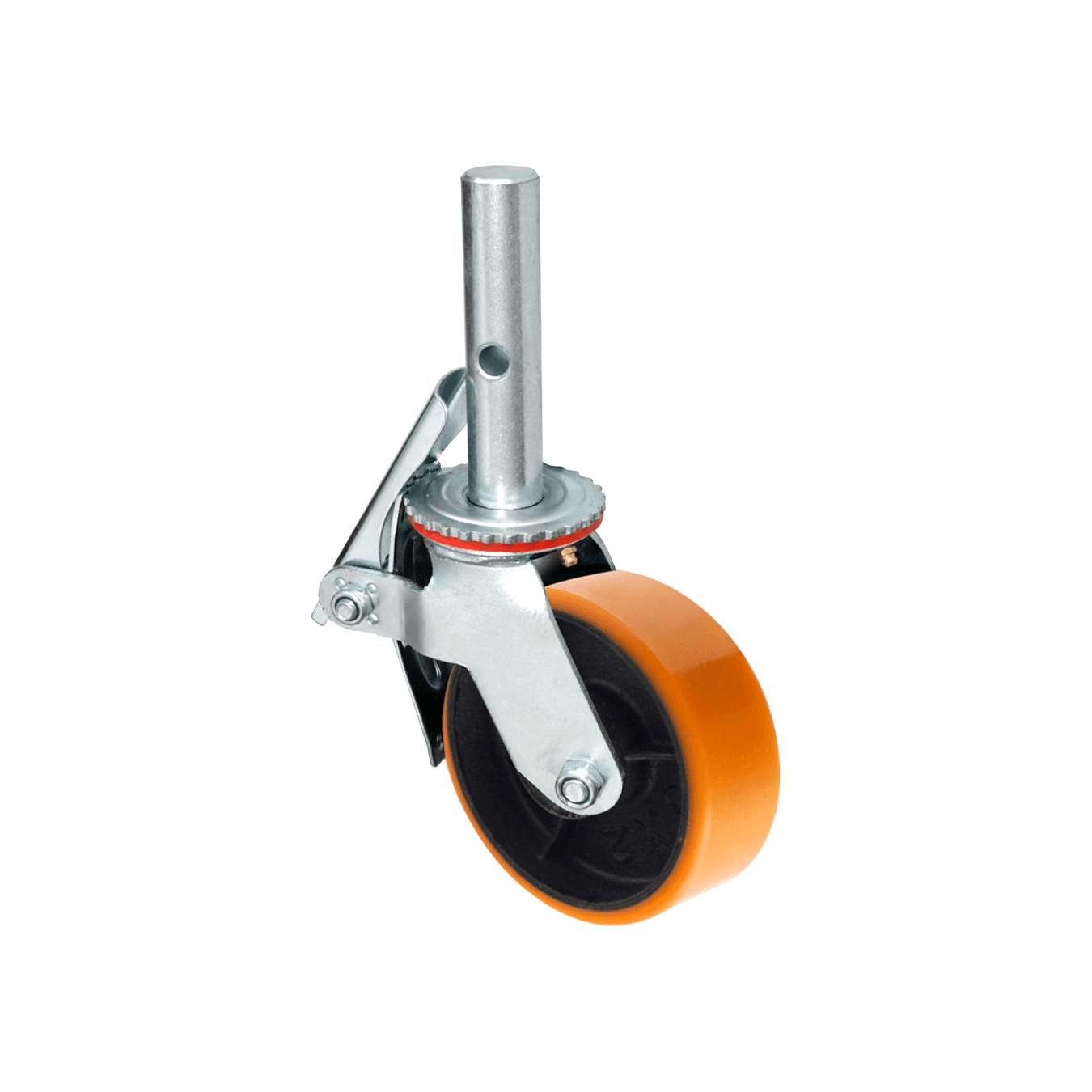 Rodízio Para Andaime Com Roda Pu 6" C/ Freio Até 300 Kg