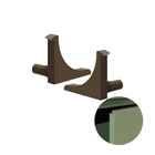 Ponteira Para Puxador Champanhe 1001 de 18 Mm Pe250 Rometal