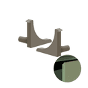 Ponteira Para Puxador Champanhe Claro de 18 Mm Pe250 Rometal