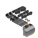Kit Sistema Para Porta de Correr Dominus Até 20 Kg Para 3 Portas Rometal