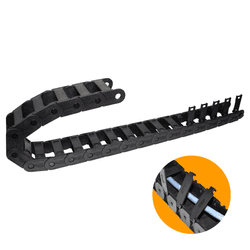 Esteira Deslizante Aberta de 26 X 56 Mm Para Porta Cabos Lx26 Com 1 Metro Linkx