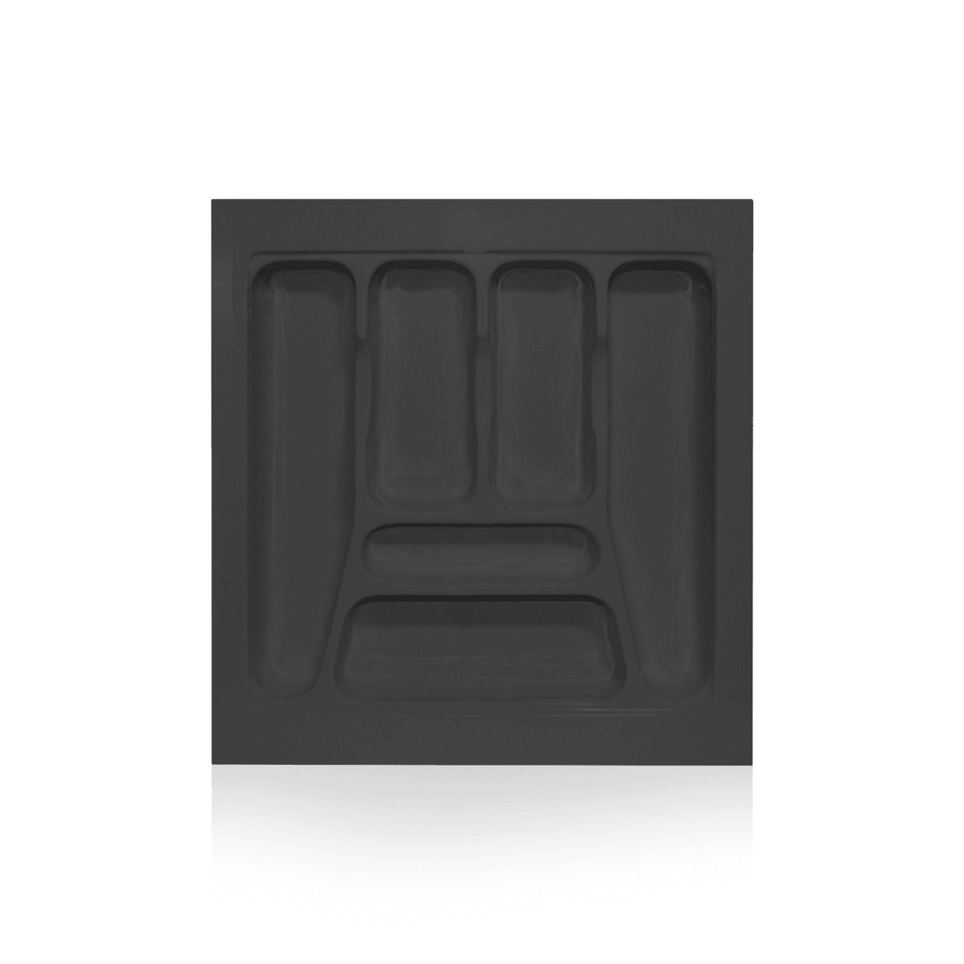 Divisor de Talher Para Gavetas 6 Nichos 44x48cm Cor Prata