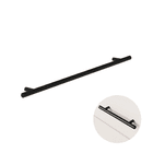 Puxador Dísia 256 Mm Haste Redondo Inox Preto