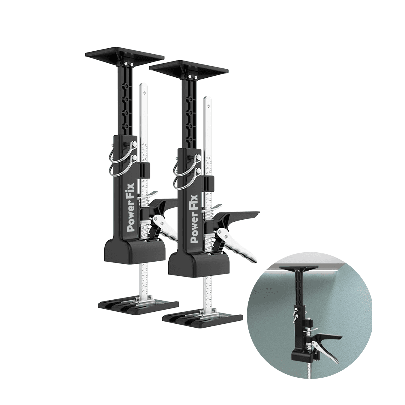 Kit Suporte Telescópico Levantador/elevador Manual 3 Em 1 Multiuso