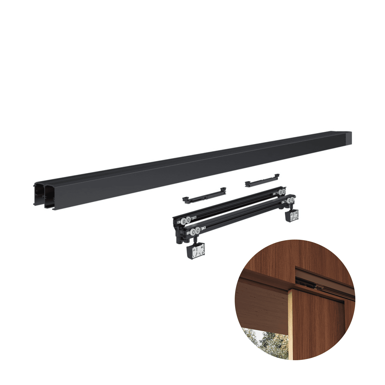 Kit Coplanar C-1000 Manual Topo Fechamento Direito (851 A 1000mm)