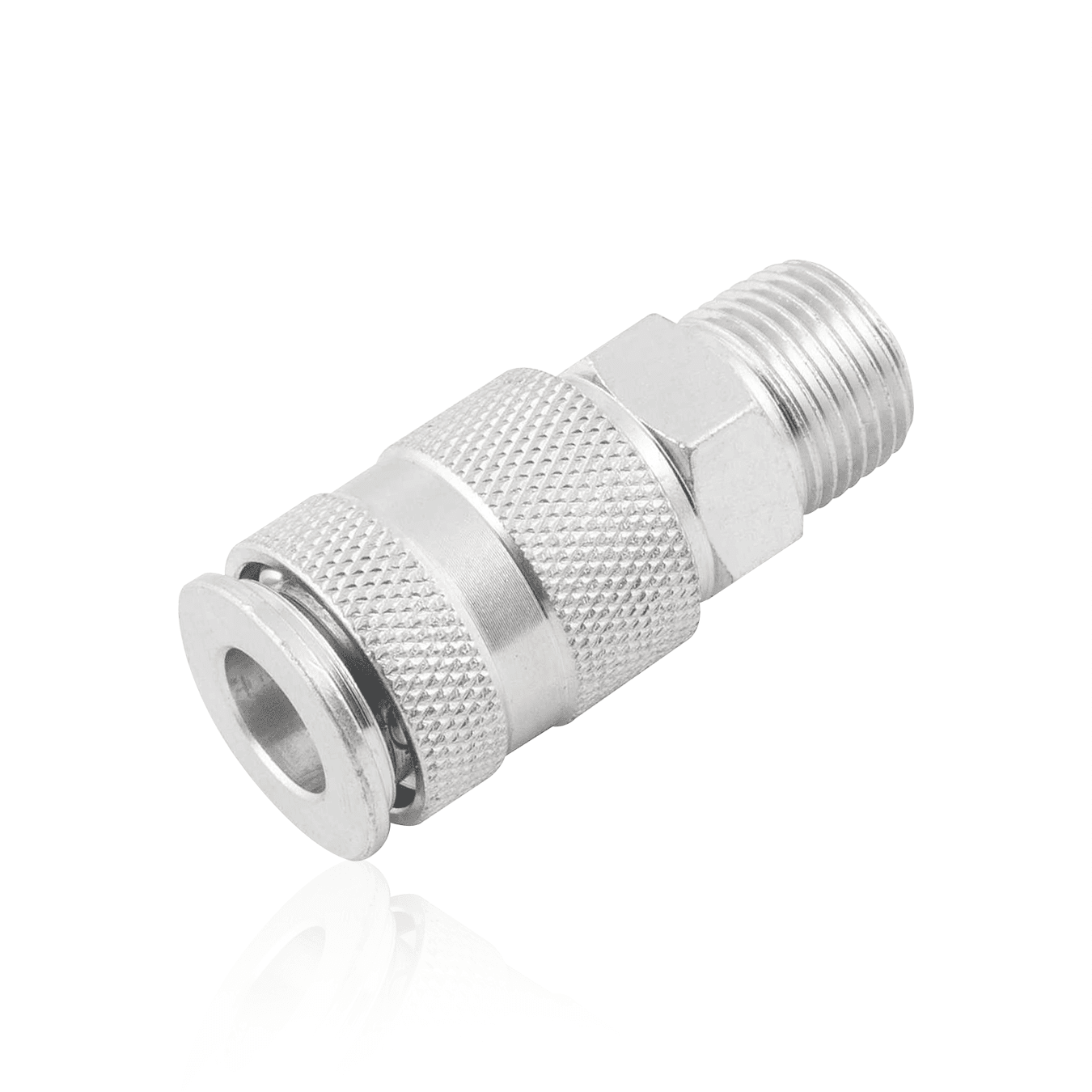 Engate Rapido Macho 1/4x3/8 Rosca C/1 Vd
