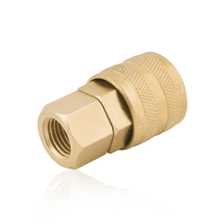 Engate Rapido Femea 1/4"x1/4" Rolete Von
