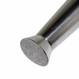 Imagem 4 do Pé Cônico de Alumínio Polido P/ Armário 8 Cm C/ Regulagem