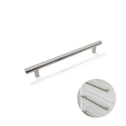 Puxador Haste Redondo Aço Inox 201 Escovado 320 Mm / 50 Cm Para Gavetas Renna