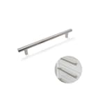 Puxador Haste Redondo Aço Inox 201 Escovado 320 Mm / 50 Cm Para Gavetas Renna
