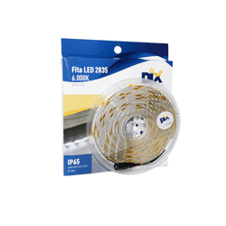 Fita de Led Branco Frio 6000k Rolo Com 5 Metros