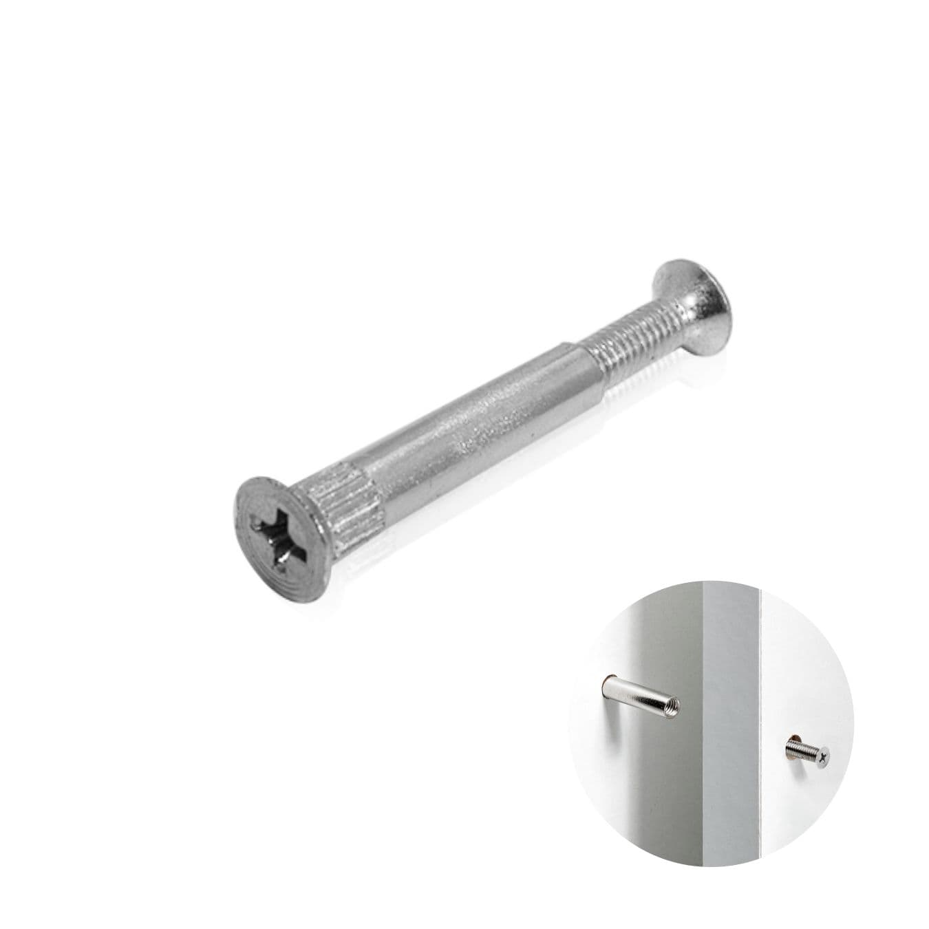 Parafuso União Cabeça Chata Ø 5 X 16 Mm Fechado E 20 Mm Aberto