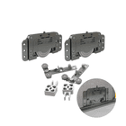 Kit Sistema Para Porta de Correr Robus Embutido Rb68 Com Guia 4025 Rometal