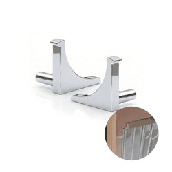 Ponteira Para Puxador Cromado de 18 Mm Pe250 Rometal