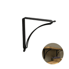 Suporte Mão Francesa Inversa Preta 200 X 200 Mm