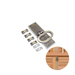 Fechadura Cremona Lisa Na Cor Antique União Mundial