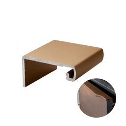 Perfil Puxador Facetato Champanhe 1001 Rm183 Rometal