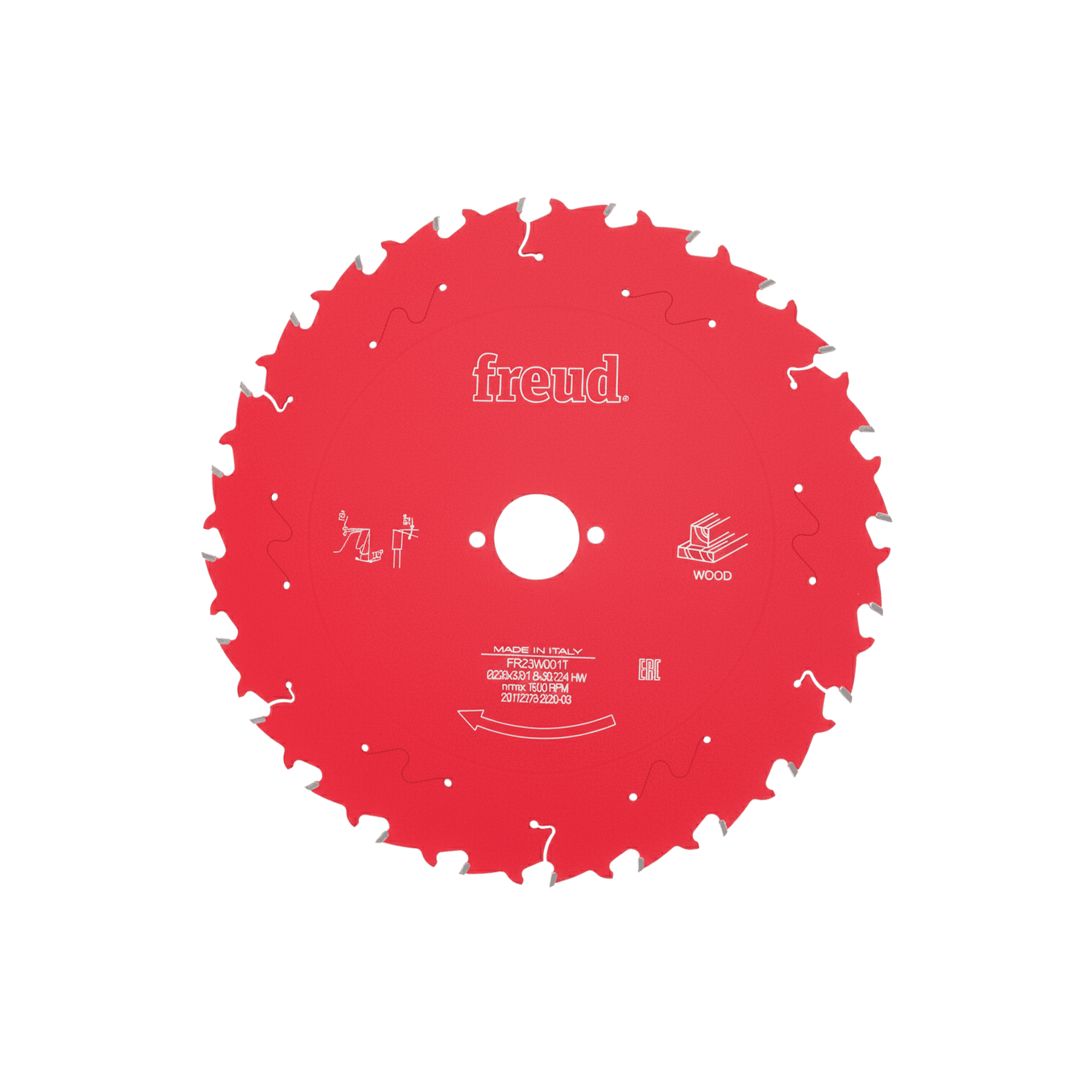 Disco de Serra Circular Para Madeira 250 Mm X 2.8 Mm X 24 Dentes Furo 30 Mm Freud Fr23w001t