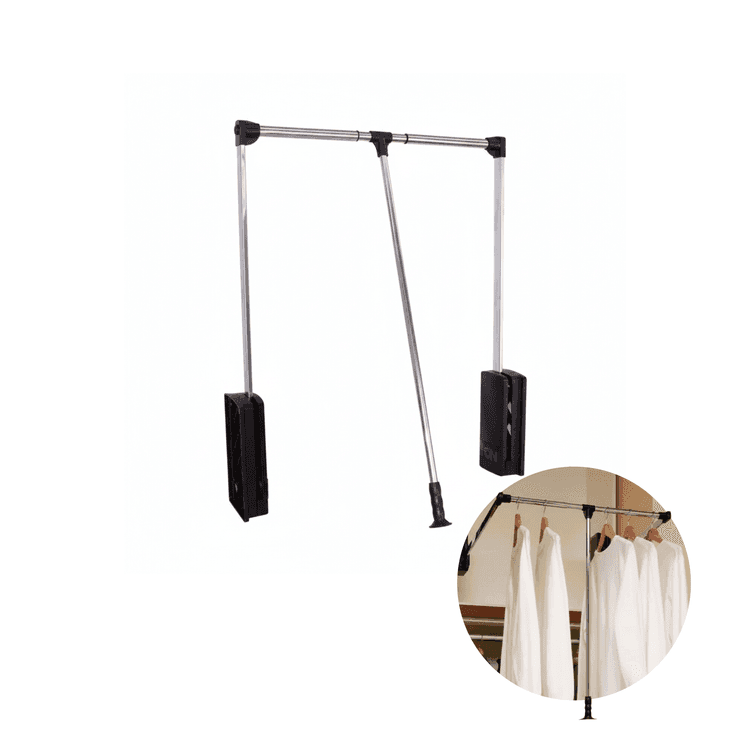 Cabideiro Extensível 880 A 1220 Mm Basculante