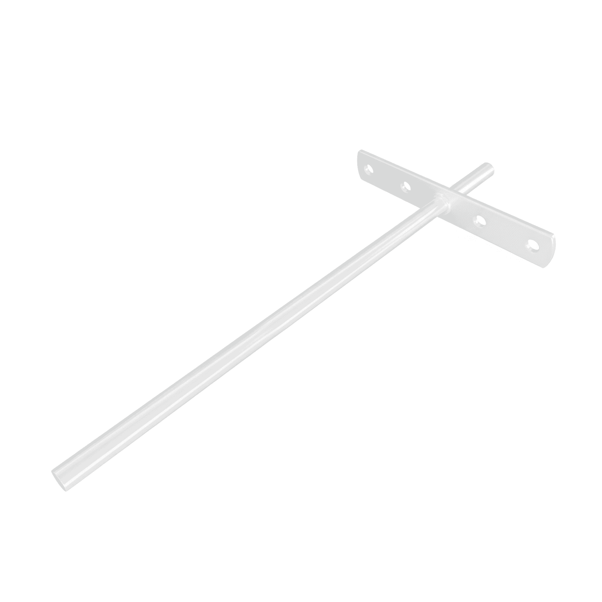 Suporte Prateleira Interno Branca Ø10 X 300 Mm