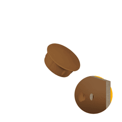 Tapa Furo Interno 08 Mm Mel 100 Unidades - Sr