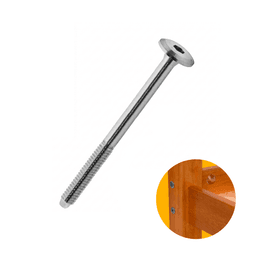 Parafuso 1/4 X 150 Mm Estrutural Cabeça Tampinha Sextavado Jomarca