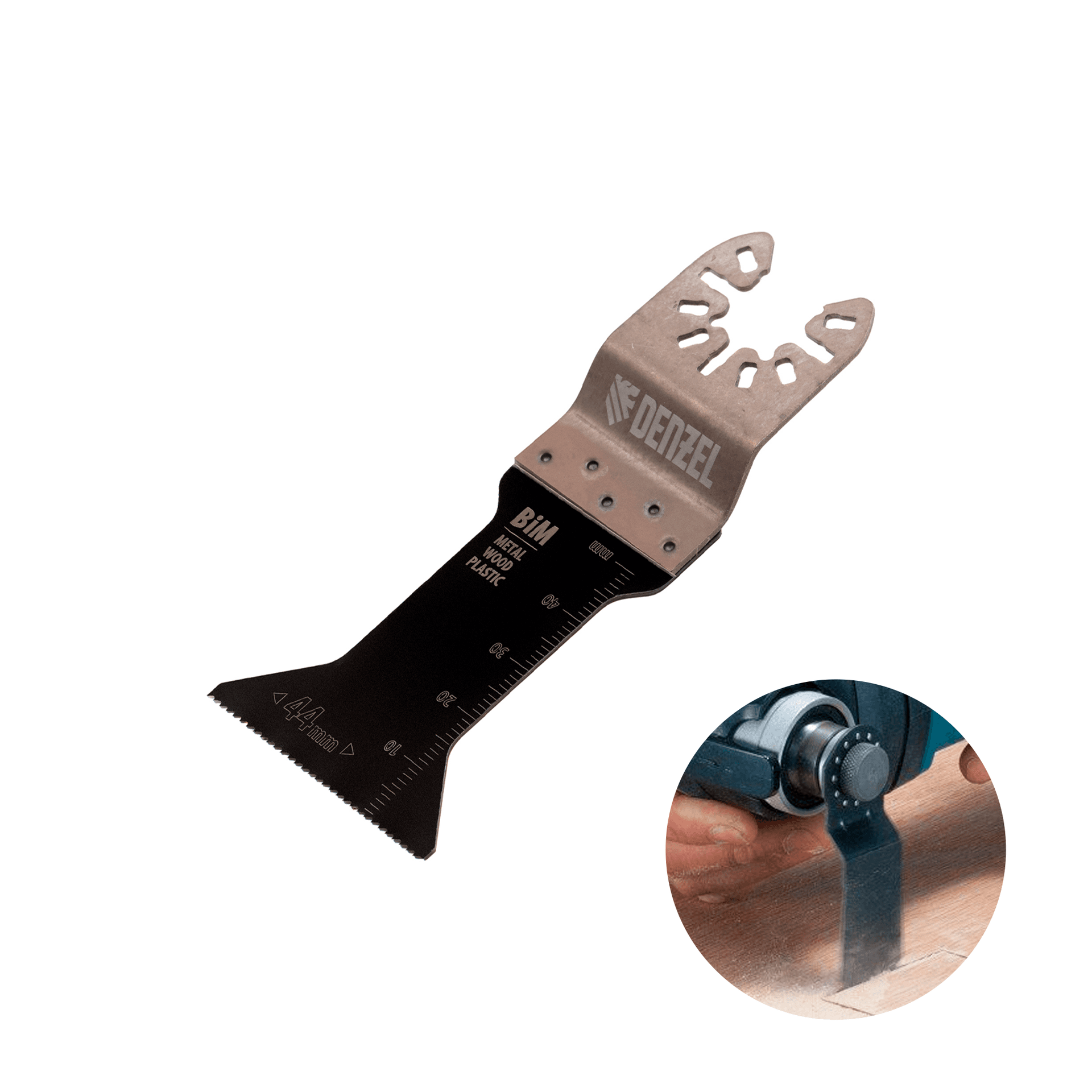 Lamina de Corte Multiferramenta, Em Forma de T, Bim, Metal E Madeira, 44x1,4 Mm, 1pc// Denzel