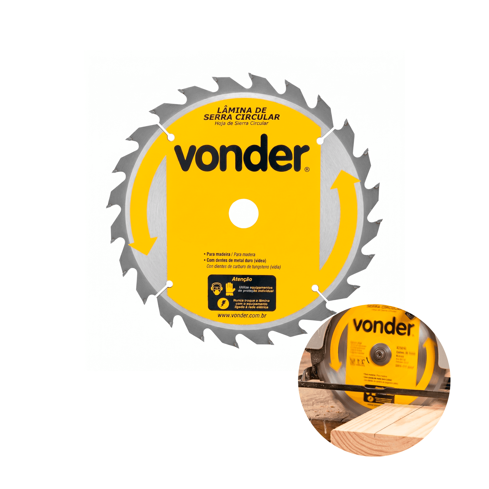 Disco de Serra Circular Videa 350x30x48d Vonder