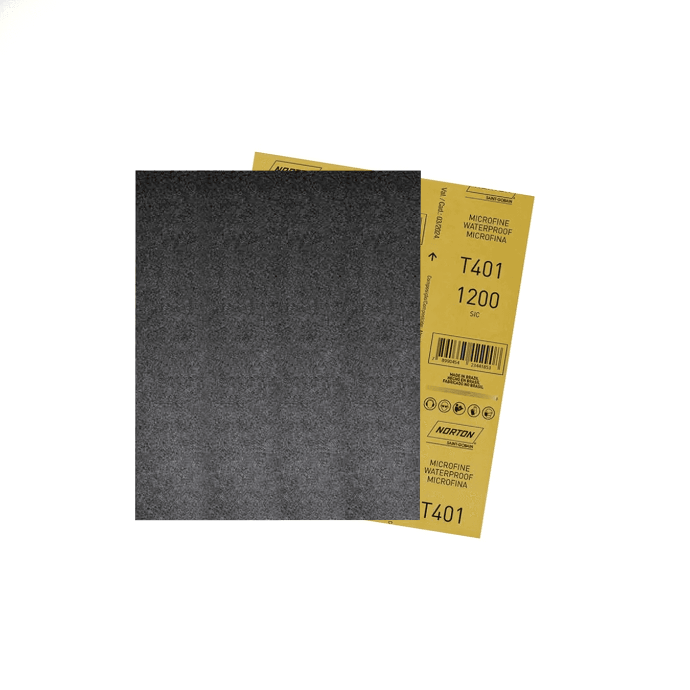 Lixa D’água Microfina Gramatura 200 T401 230x280 Folha Norton