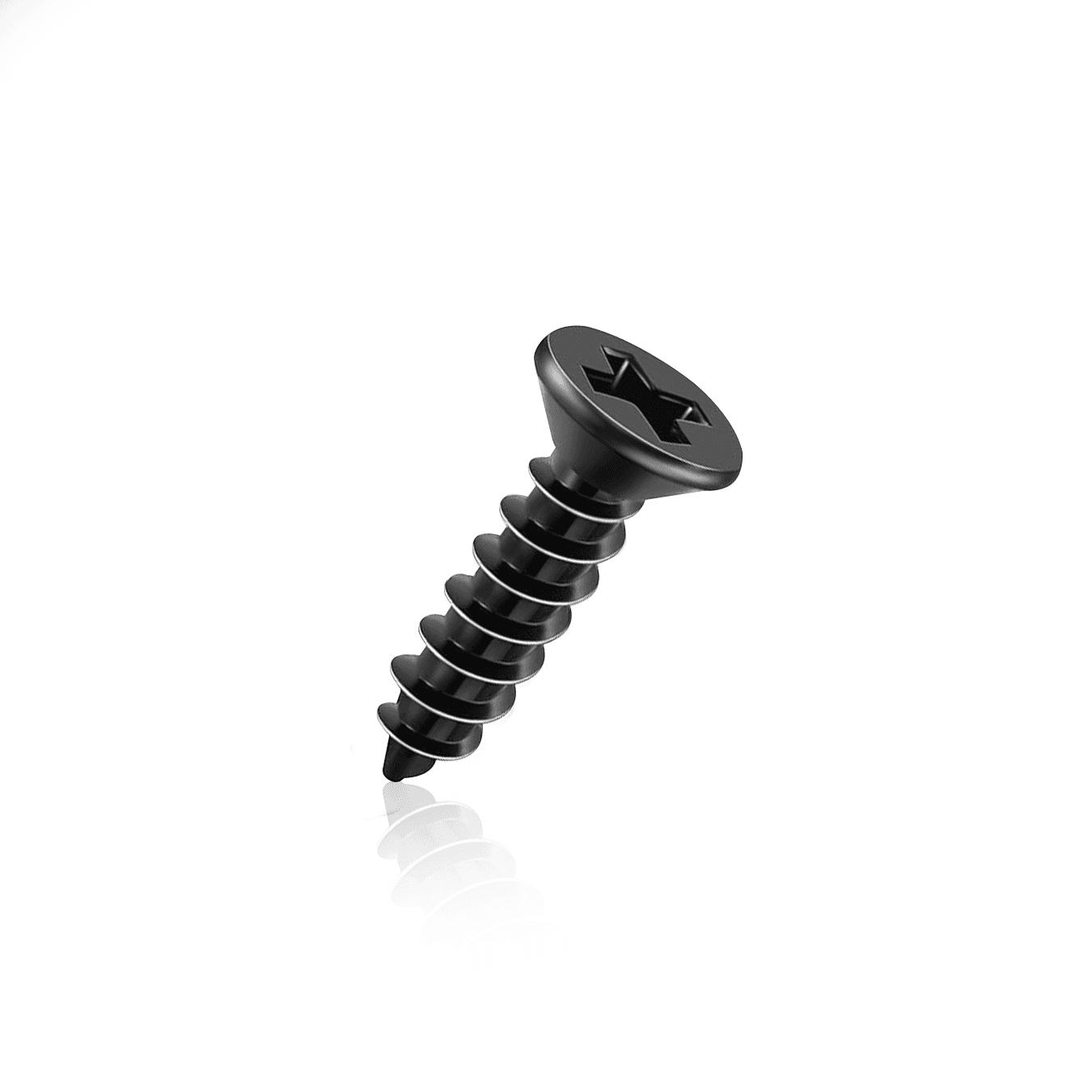 Parafuso Cabeça Chata Philips Preto 2,5 X 12 Mm - 100 Gramas