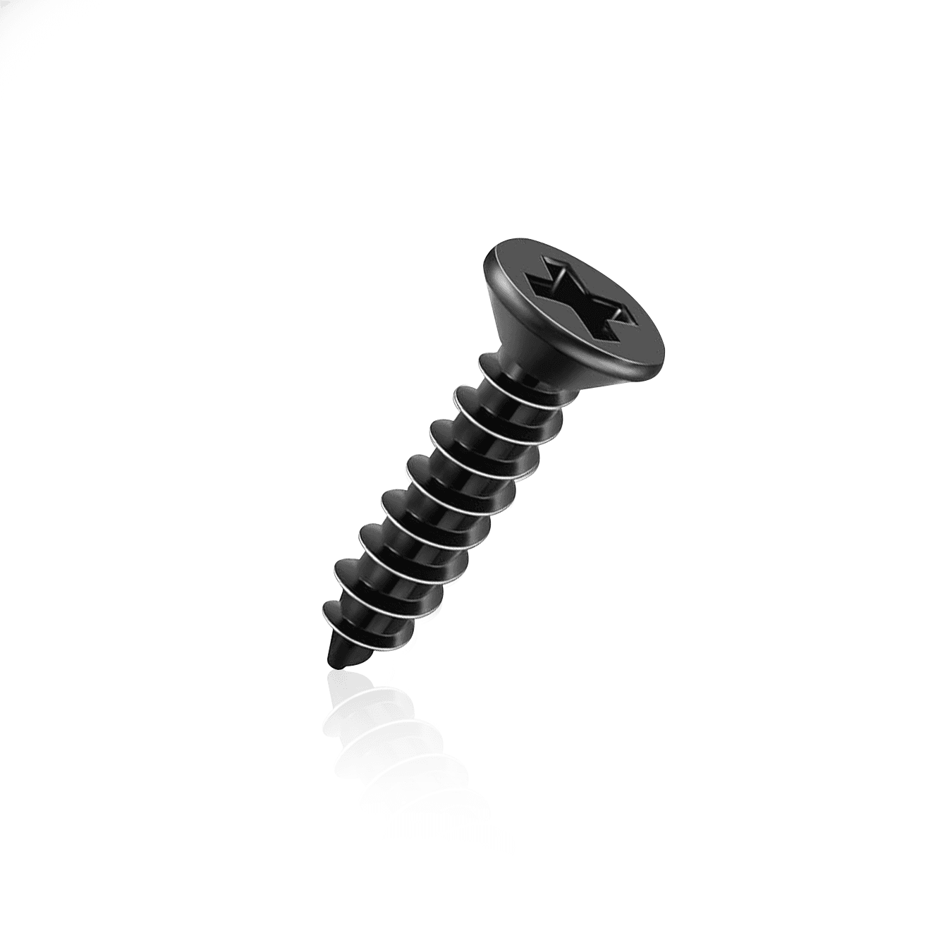 Parafuso Cabeça Chata Philips Preto 2,5 X 14 Mm - 100 Gramas