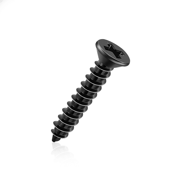 Parafuso Cabeça Chata Philips Preto 3,0 X 16 Mm - 100 Gramas